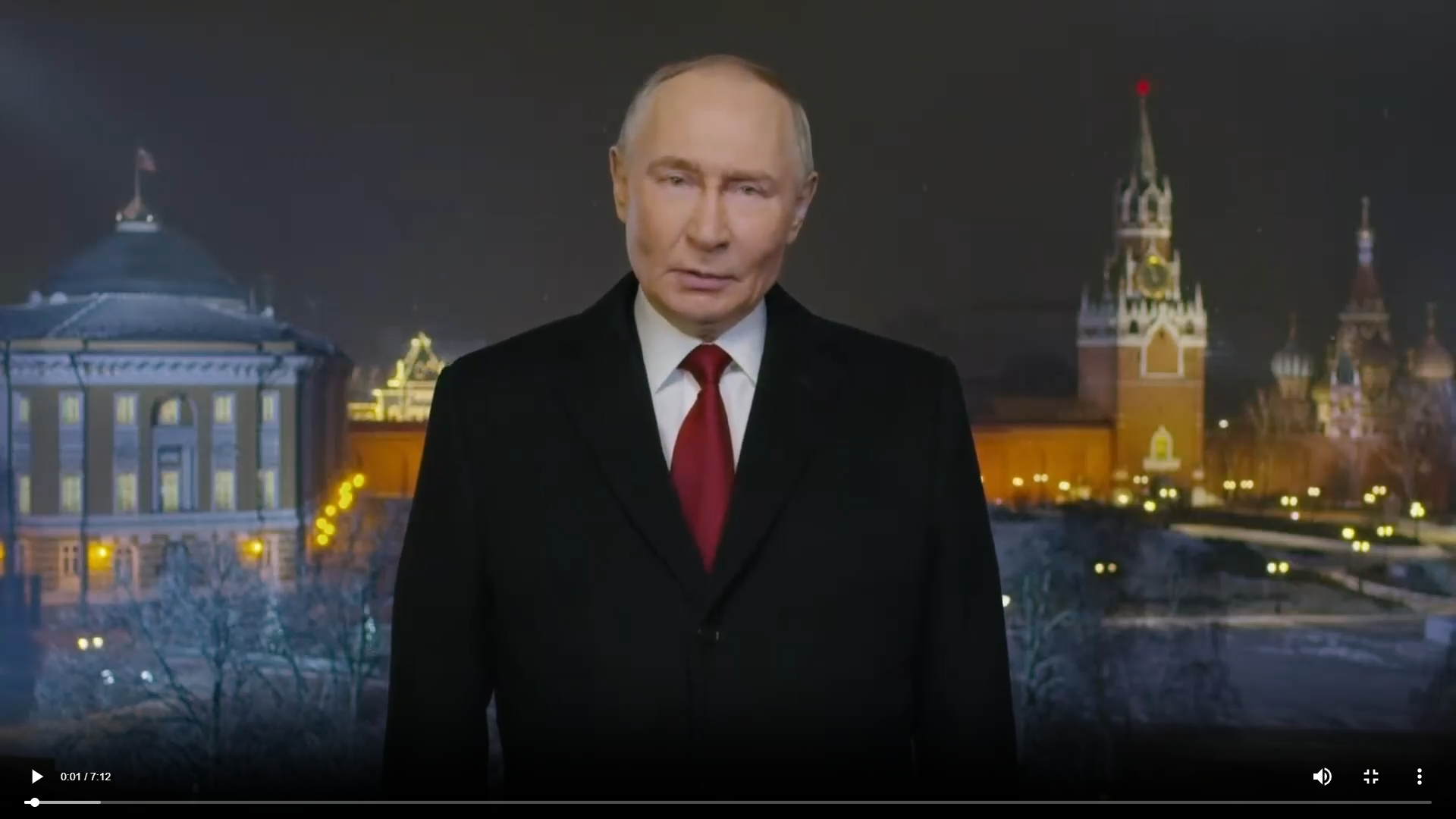 Президент Владимир Путин поздравляет россиян с наступающим 2026 годом_ прямая трансляция