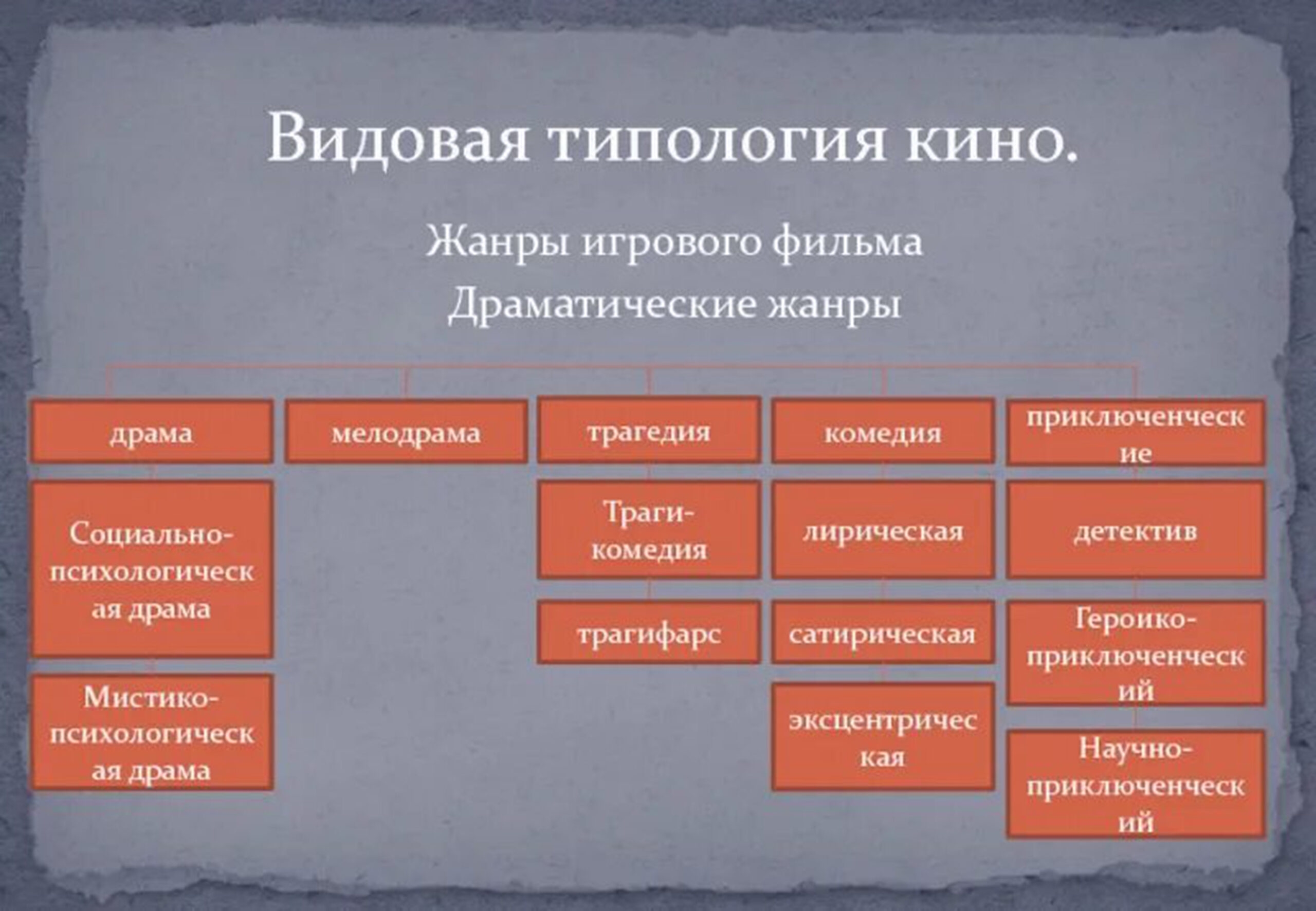 Жанровые разновидности: виды и характеристики фильмов